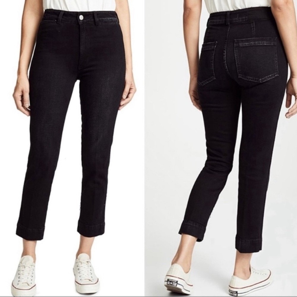 AMO Audrey Jeans Slim Crop Jeans Black Magic 27